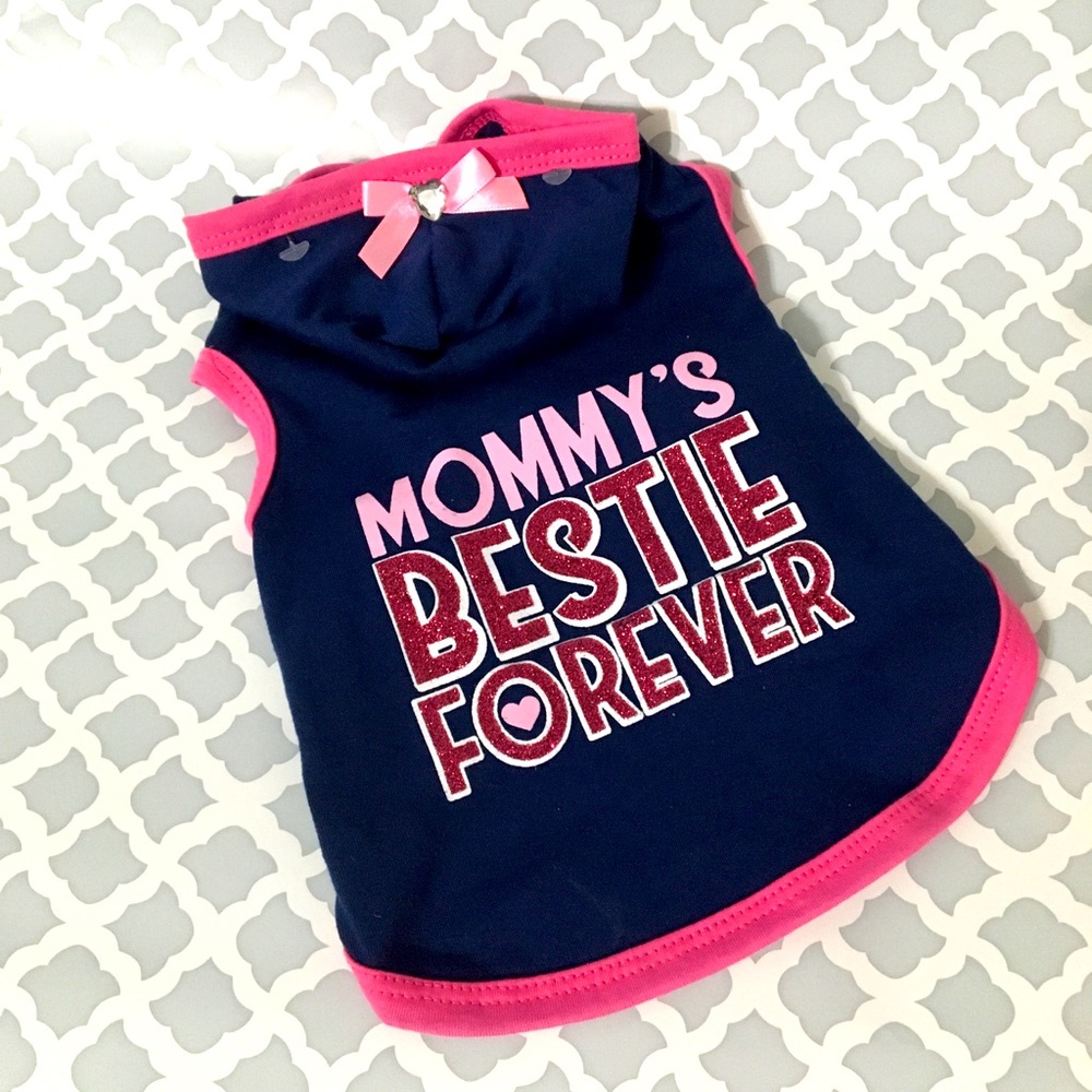 SM Mommys bestie pet hoodie - Picture 1 of 2